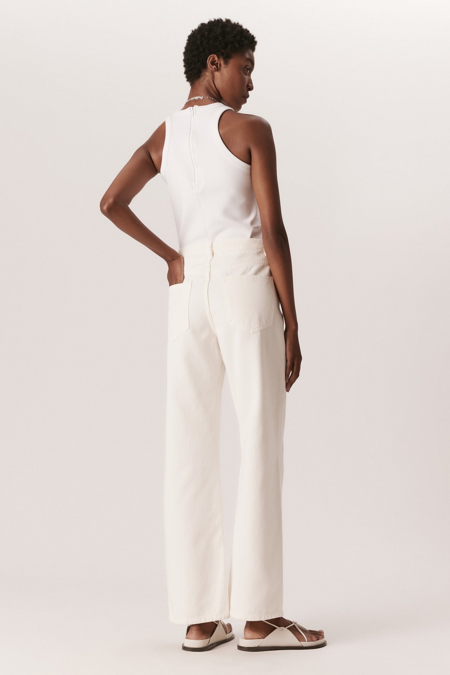 Calca Andrea Marques Sarja Off - 36 - Calça - ANDREA MARQUES Loja de moda feminina com roupa, acessórios