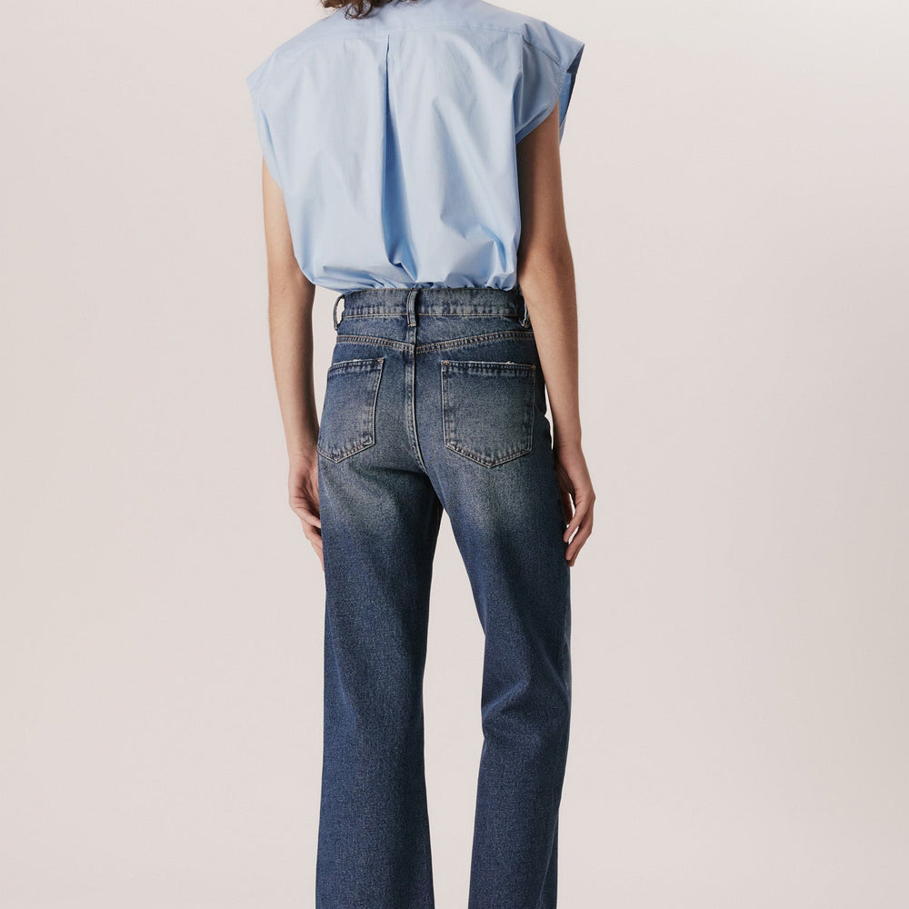 Calca Andrea Marques Jeans Reta - 36 - Calça - ANDREA MARQUES Loja de moda feminina com roupa, acessórios