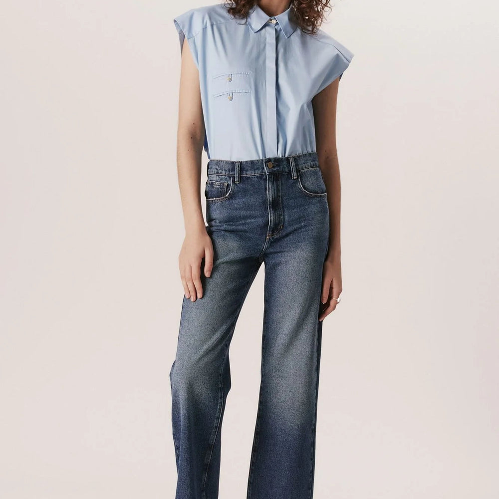 Calca Andrea Marques Jeans Reta - 36 - Calça - ANDREA MARQUES Loja de moda feminina com roupa, acessórios
