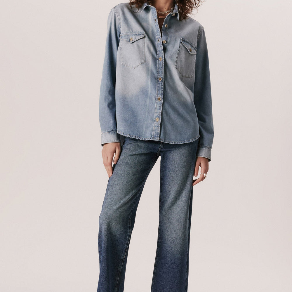 Camisa Andrea Marques Jeans - 36 - Camisa - ANDREA MARQUES Loja de moda feminina com roupa, acessórios