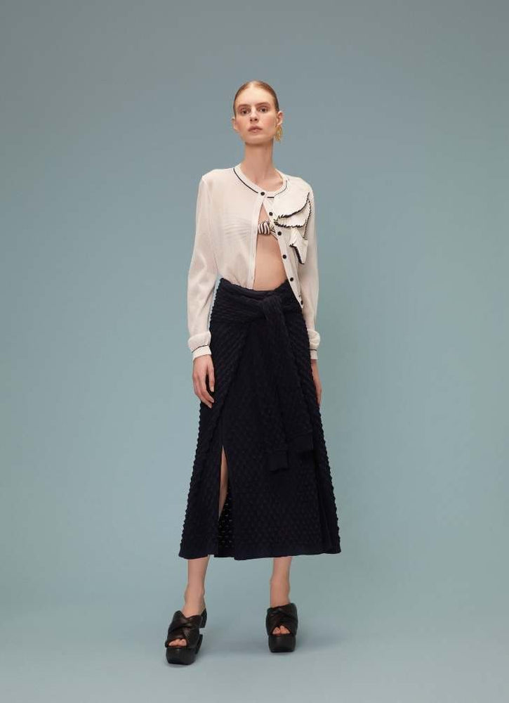 Cardigan COVEN Plissado - PP - CARDIGAN - COVEN Loja de moda feminina com roupa, acessórios