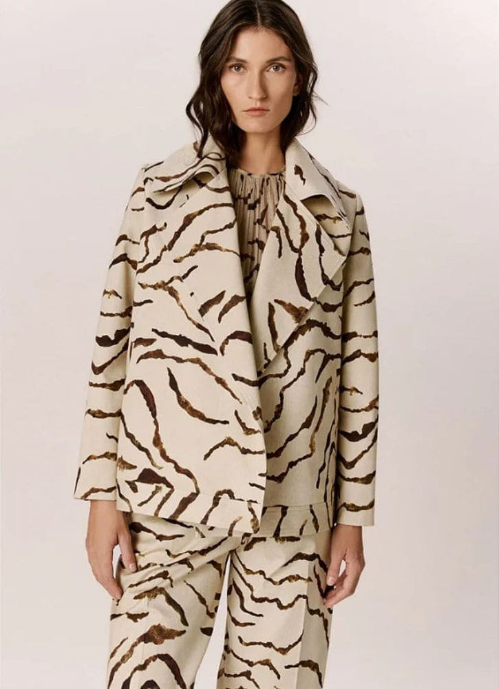 Jaqueta Andrea Marques Zebra Clara - 36 - jaqueta - ANDREA MARQUES Loja de moda feminina com roupa, acessórios