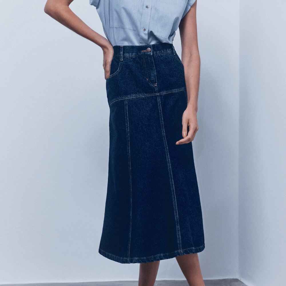 Saia Andrea Marques Jeans - 36 - Saia - ANDREA MARQUES Loja de moda feminina com roupa, acessórios