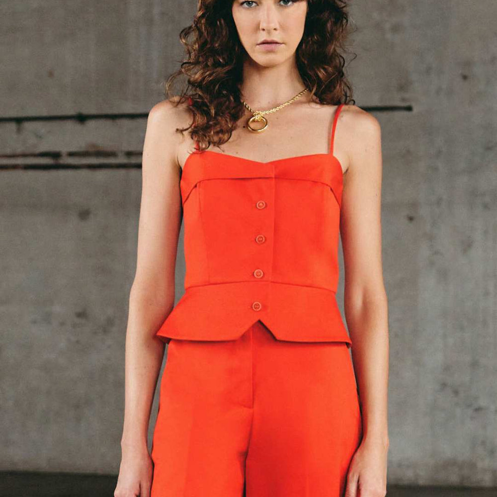 Top Andrea Marques Coral - 36 - Top - ANDREA MARQUES Loja de moda feminina com roupa, acessórios