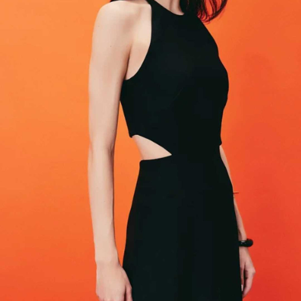 Vestido Andrea Marques Fenda Preto - 36 - Vestido - ANDREA MARQUES Loja de moda feminina com roupa, acessórios
