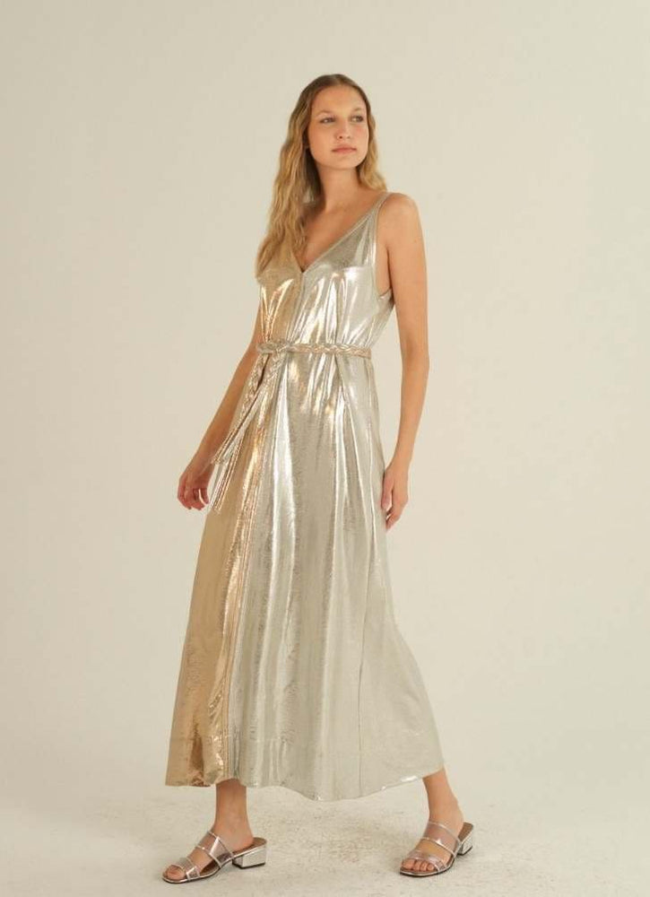 Vestido CACHE Odara Metalizado - 36 - Vestido - CACHÉ Loja de moda feminina com roupa, acessórios
