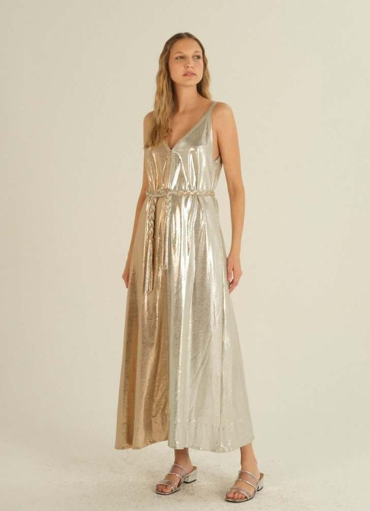 Vestido CACHE Odara Metalizado - 36 - Vestido - CACHÉ Loja de moda feminina com roupa, acessórios