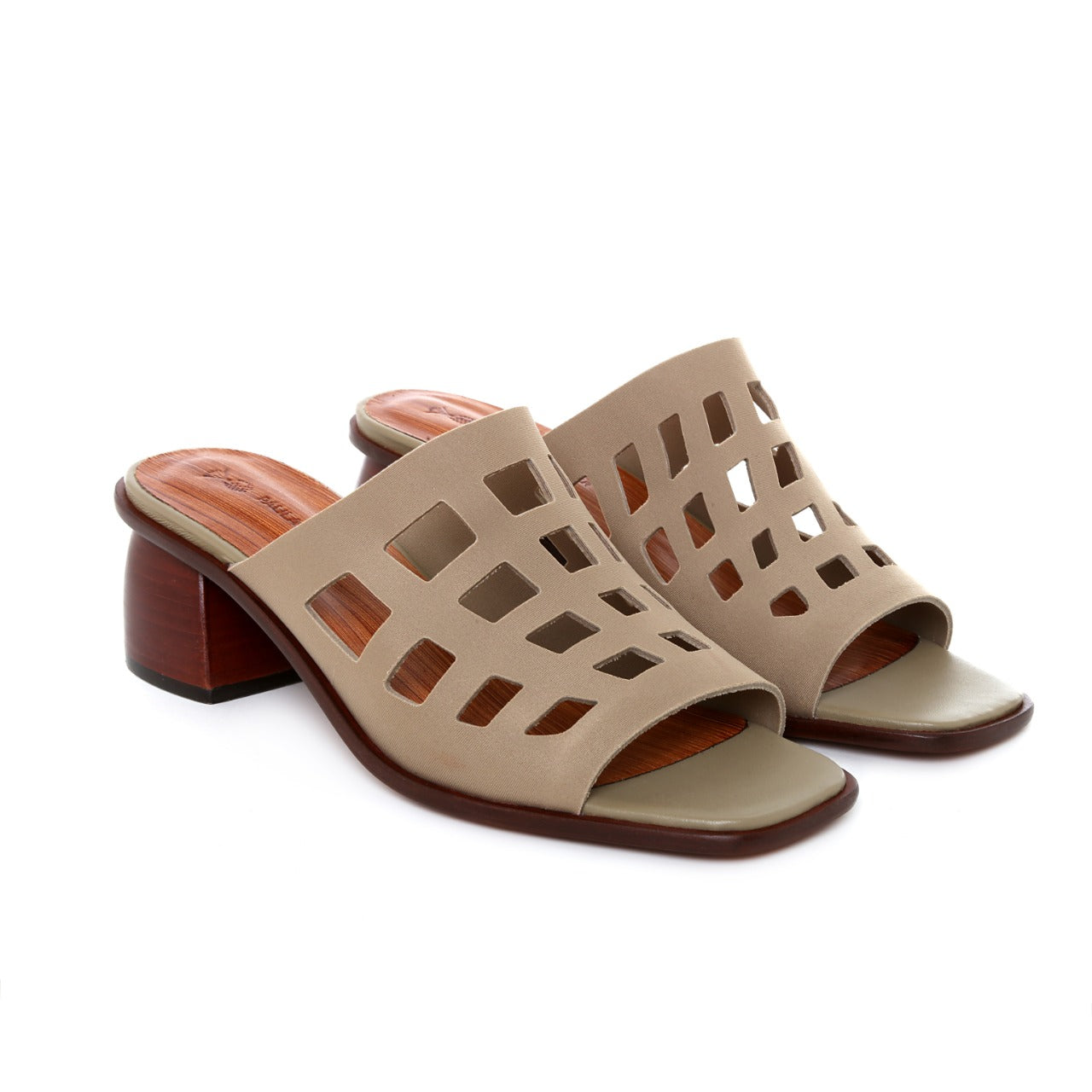 Mule Paula Ferber Quadriculada - Salammbô Boutique