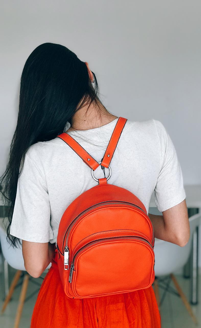 Mochila FERRI Laranja - Salammbô Boutique