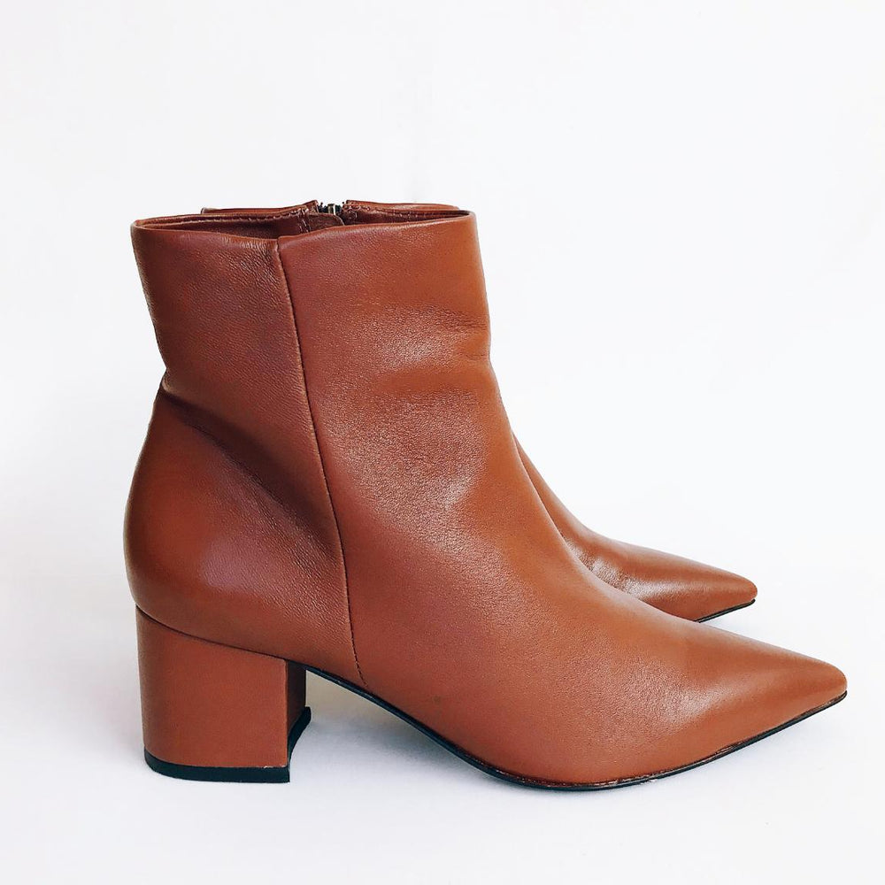 Bota CAVAGE Cognac - 34 - Bota - Salammbô Boutique Loja de moda feminina com roupa, acessórios