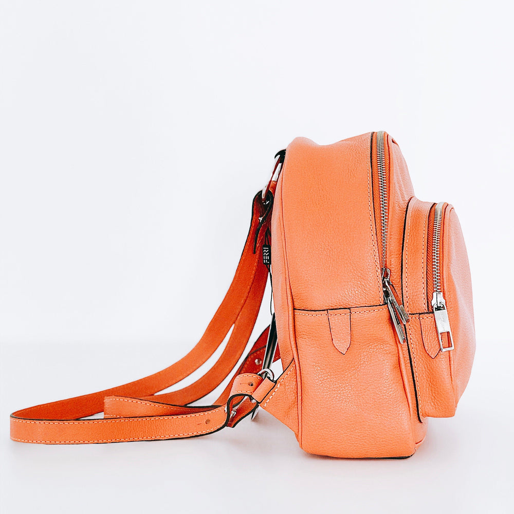 Mochila FERRI Laranja - Mochila - Salammbô Boutique Loja de moda feminina com roupa, acessórios