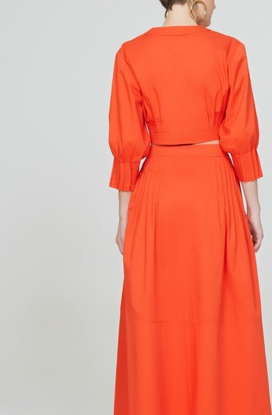 Saia Tricoline Pregas - PP - Saia - COVEN Loja de moda feminina com roupa, acessórios