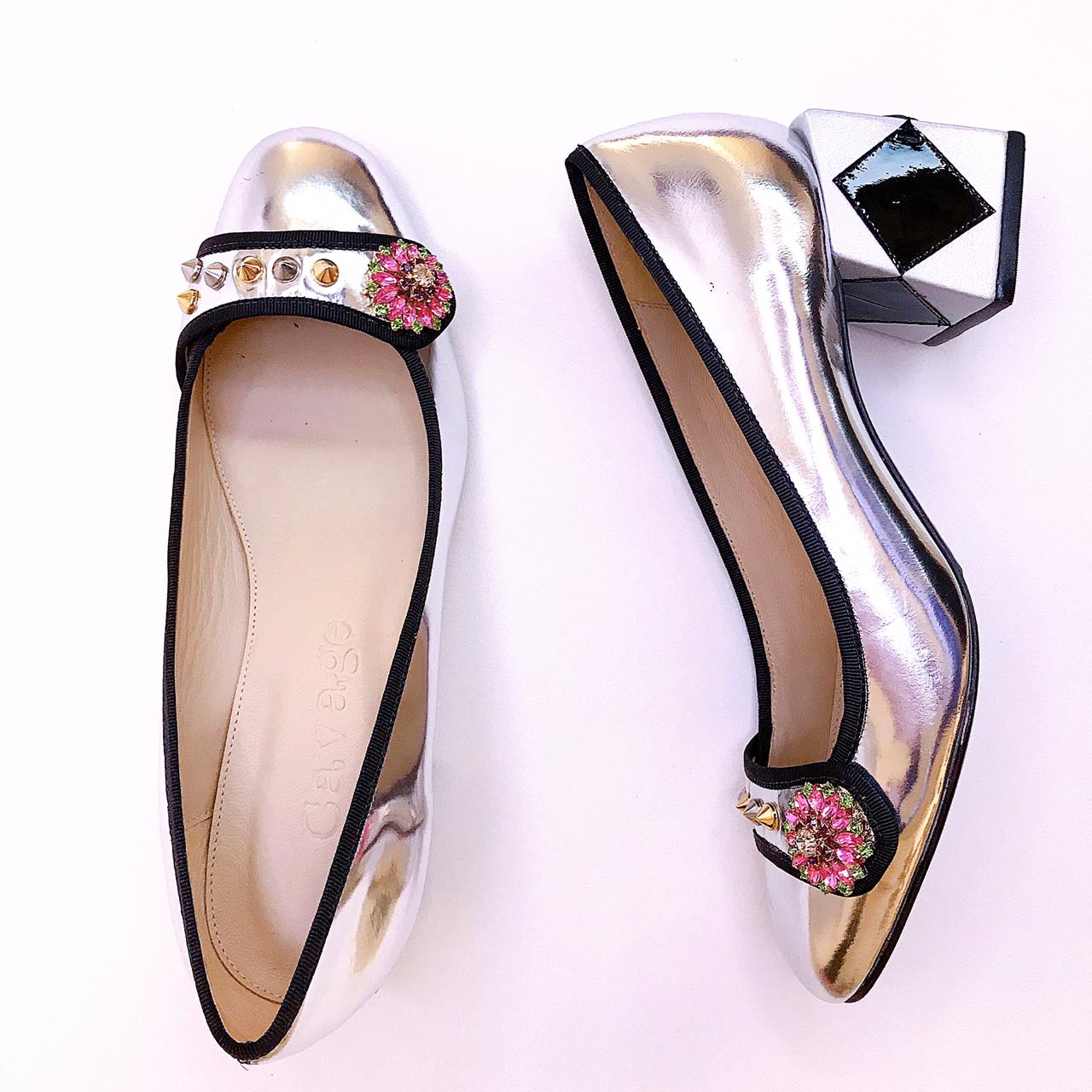 Scarpin Cavage Pellaro - 34 - Scarpin - Salammbô Boutique Loja de moda feminina com roupa, acessórios
