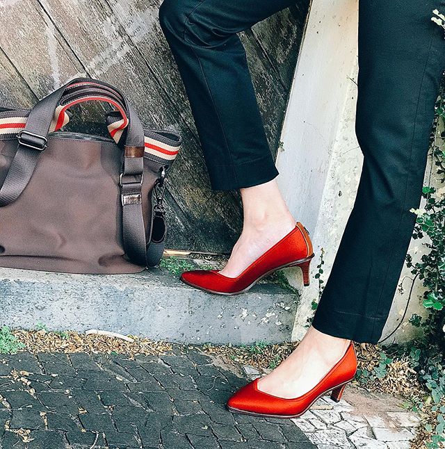 Scarpin Paula Ferber Lycra Vinho - 34 - Scarpin - Salammbô Boutique Loja de moda feminina com roupa, acessórios